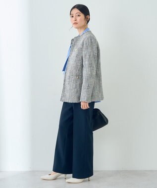 YECCA VECCA 金釦ツイードジャケット Mix