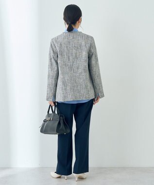 YECCA VECCA 金釦ツイードジャケット Mix