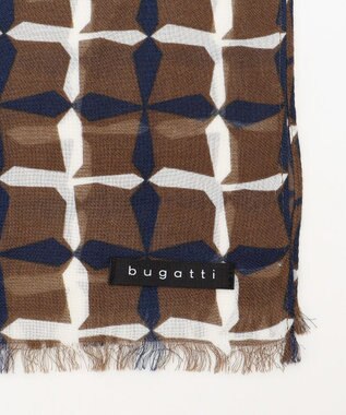 JOSEPH ABBOUD 【ドイツV.FRAAS社】ビンテージチェック ストール ダークブラウン系4