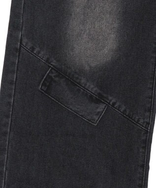 WEGO フェイクシャツスリーブデニム ブラック