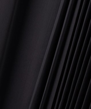 自由区 【洗える・XSサイズあり】フロントプリーツ ドレス ネイビー系