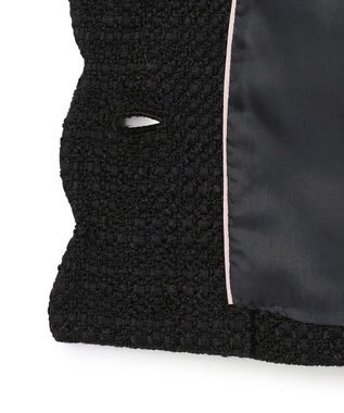 TOCCA 【消臭】BABY SCALLOP ツイードジャケット ブラック系