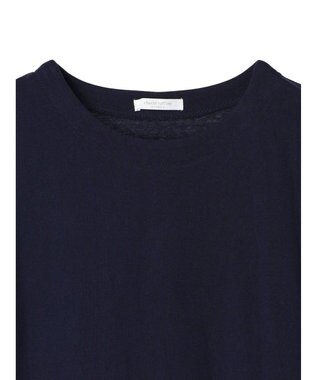 Green Parks 脇プリーツドッキングチュニック Navy