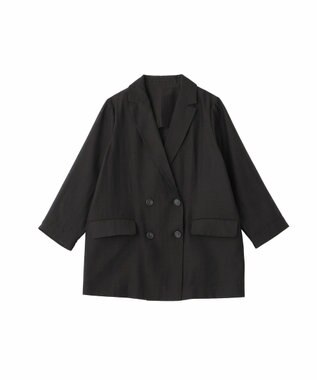 YECCA VECCA シアーテーラードジャケット Black