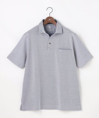 JOSEPH ABBOUD 【キングサイズ・愛されて21年！オーガニックコットン使用】ダディ ポロシャツ ダルブルー系