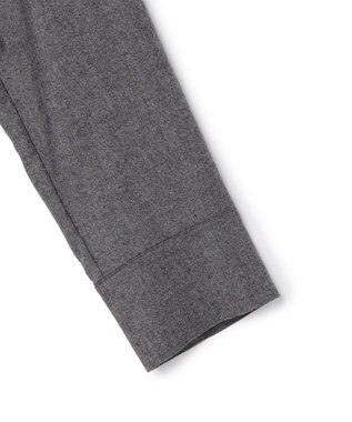 uncrave フランネル BIGカラーシャツ チャコール