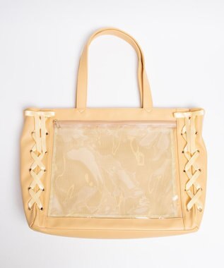 WEGO 【痛バ＆推し活グッズ】レースアップ痛バッグL イエロー