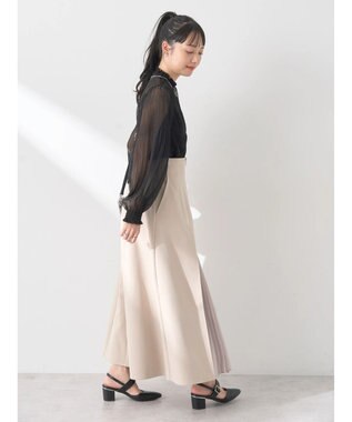 earth music&ecology マジョリカプリーツシアープルオーバー Black