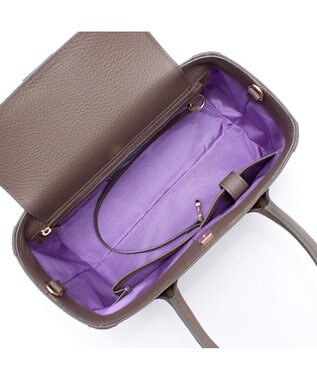 A.D.M.J. 【牛革】ミニトートバッグ　（Dカン付き） ベニケシネズミ