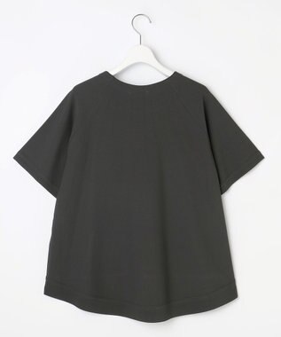 自由区 S 【接触冷感・UVカット・洗える】クレープストレッチAライン ニット バーント