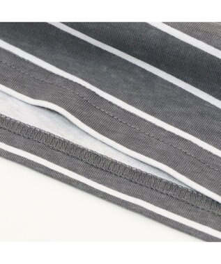 Mother garden しろたん ボーダー柄Ｔシャツ 半袖 《黒色》 キッズサイズ 100 120 140cm 黒