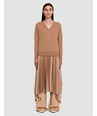 JOSEPH 【洗える】ライトピュアカシミヤ　Vネックニット Blusher