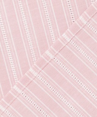 J.PRESS LADIES L 【洗える】BEZ 空羽ストライプ シャツ ブラウス ピンク系