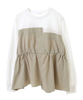 Green Parks ナイロンドッキングドロストプルオーバー Khaki
