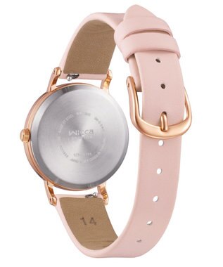 CITIZEN 【少し大きめ30mm】カジュアルファッションにあわせやすいシンプルなデザイン ソーラーテック電波時計 ピンクゴールド