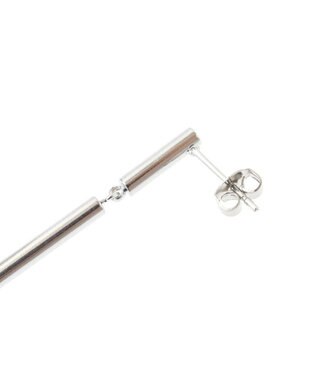 Green Parks ・ＨＡＬＦ　ＴＩＭＥサージカルダブルスティックピアス Silver