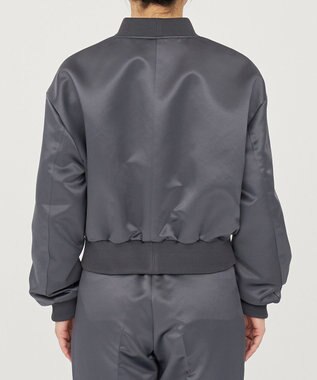 uncrave ラスターサテン ブルゾン（uncrave WHITE） スレート