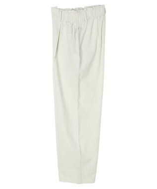 Green Parks インド 綿麻フロントタックパンツ Natural