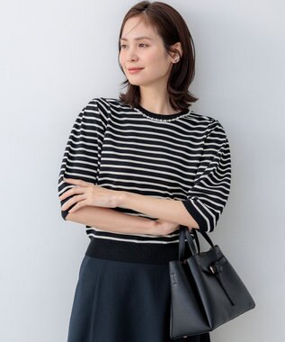 組曲 フロントベルト2WAYハンド バッグ ブラック系