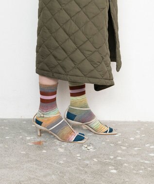 TRICOTE カスリラインソックス 07MIX