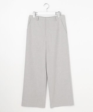 J.PRESS LADIES L チェルビック セミワイド パンツ ライトグレー系