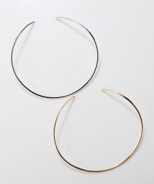 Phoebe ルーセントラインチョーカー　シルバー/ネックレス/ネックカフ/40cm シルバー