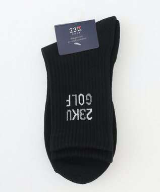 23区GOLF 【MEN】18CM丈 ソックス ブラック系