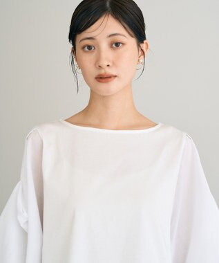 YECCA VECCA シアースリーブカットソー Off White