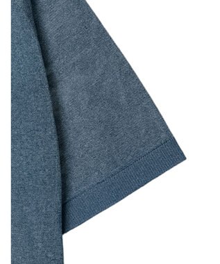 Green Parks シアーロゴニットプルオーバー Blue