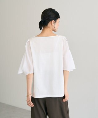 YECCA VECCA シアースリーブカットソー Off White