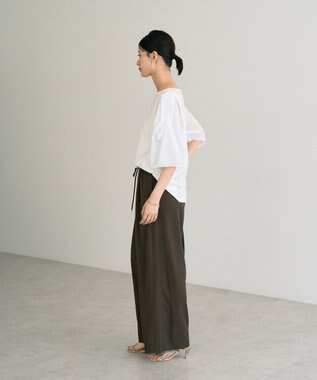 YECCA VECCA シアースリーブカットソー Off White