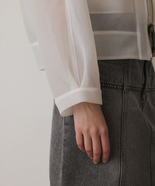 GRACE CONTINENTAL シアーダンボールブルゾン ホワイト