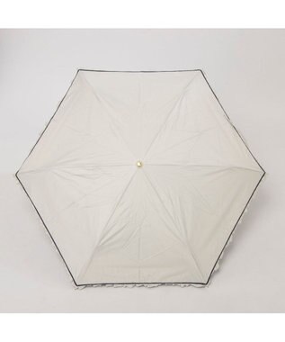 UNBILLION カシュネ cachenez / PUヒートカットフリル3段折りたたみ傘 ホワイト