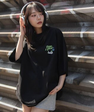 WEGO 【ユニセックス着用ITEM/SMLサイズ展開】別注BENDAVISグラフィックT（SS）