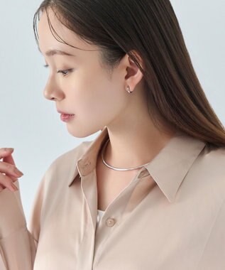 Phoebe ルーセントラインチョーカー　シルバー/ネックレス/ネックカフ/40cm シルバー