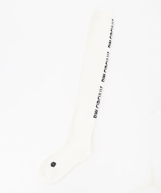 PW CIRCULUS 【WOMEN】【土踏まずをサポート】ロゴ ニーハイ ソックス ホワイト系