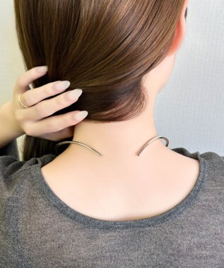 Phoebe ルーセントラインチョーカー　シルバー/ネックレス/ネックカフ/40cm シルバー