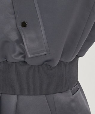 uncrave ラスターサテン ブルゾン（uncrave WHITE） スレート