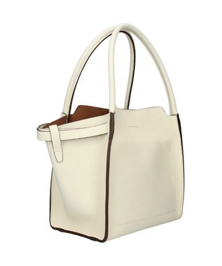 INTER-CHAUSSURES 【LORISTELLA】ソフトカーブ ハンドバッグスモール ホワイト