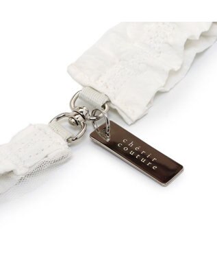 PET PARADISE cherircouture フリフリ リード 《ホワイト》４Ｓ～３Ｓ  小型犬 ホワイト