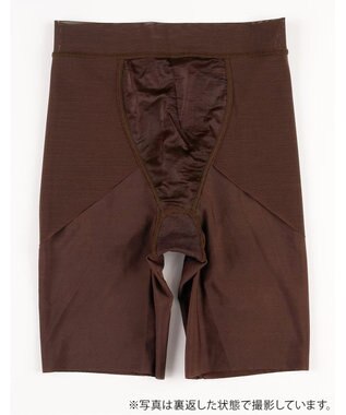 WACOAL ガードル ロング丈 高くヒップアップ 下腹部もすっきり ラクな着用感 レディース メッシュタイプ GRC426 /ワコール シナモンブラウン