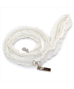 PET PARADISE cherircouture フリフリ リード 《ホワイト》４Ｓ～３Ｓ  小型犬 ホワイト