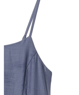 earth music&ecology バックレースアップワンピース Grayish Blue