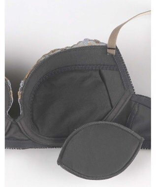 AMPHI ブラジャー ショーツセット 自然なまる胸メイク 【ブラ＆ショーツセット】 上下セット ブラ BCC232 アンフィ／ワコール ダークブラウン