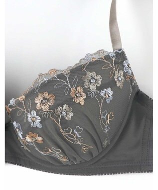 AMPHI ブラジャー ショーツセット 自然なまる胸メイク 【ブラ＆ショーツセット】 上下セット ブラ BCC232 アンフィ／ワコール ダークブラウン