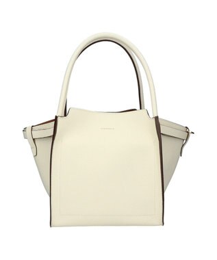 INTER-CHAUSSURES 【LORISTELLA】ソフトカーブ ハンドバッグスモール ホワイト