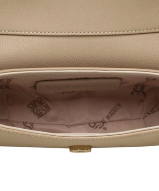 STEVE MADDEN BTAIGA ラウンドフラップショルダー2WAYバッグ タン