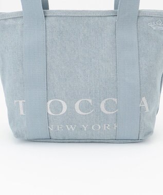 TOCCA 【WEB＆一部店舗限定】BIG TOCCA DENIM TOTE トートバッグ サックスブルー系