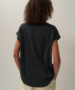 ATON WASHI KNIT | モックネックベスト CHARCOAL GRAY