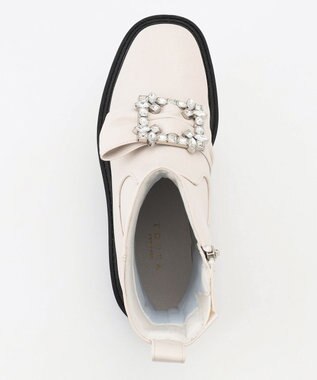 TOCCA 【晴雨兼用】SQUARE BIJOUX RAINBOOTS ブーツ ホワイト系